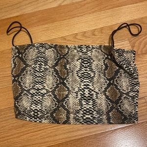 Shein snake print top